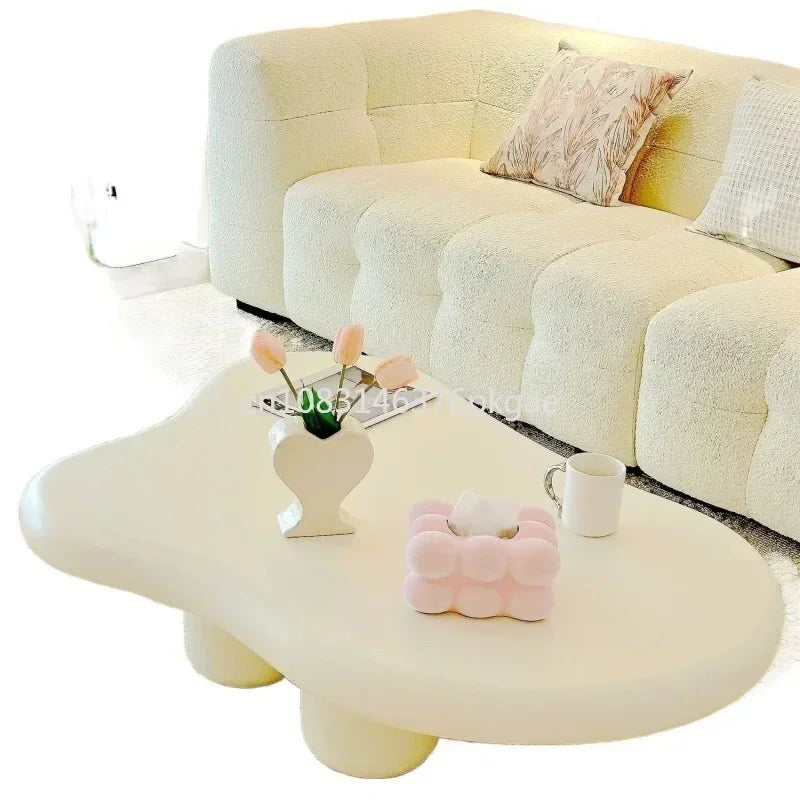 Cream Modern Nordic Coffee Table