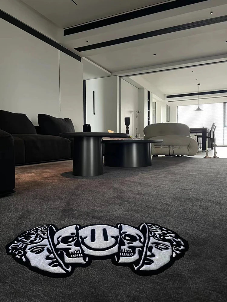 Creative Skull Face Area Rug