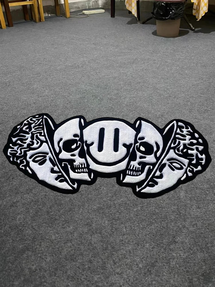 Creative Skull Face Area Rug