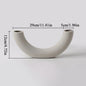 Crescent Moon Eco-Friendly White Vase