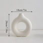 Crescent Moon Eco-Friendly White Vase