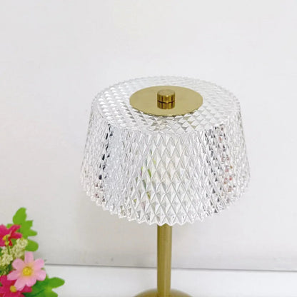 Crystal LED Table Lamp - USB Rechargeable