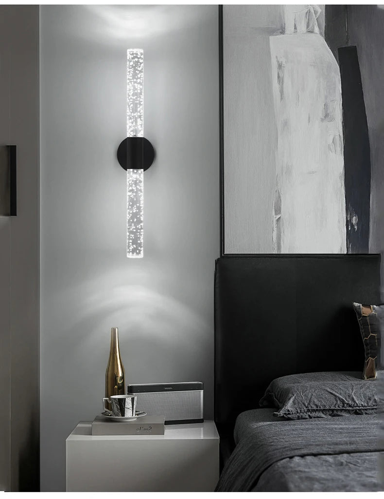 Crystal LED Wall Lamp - Modern Design