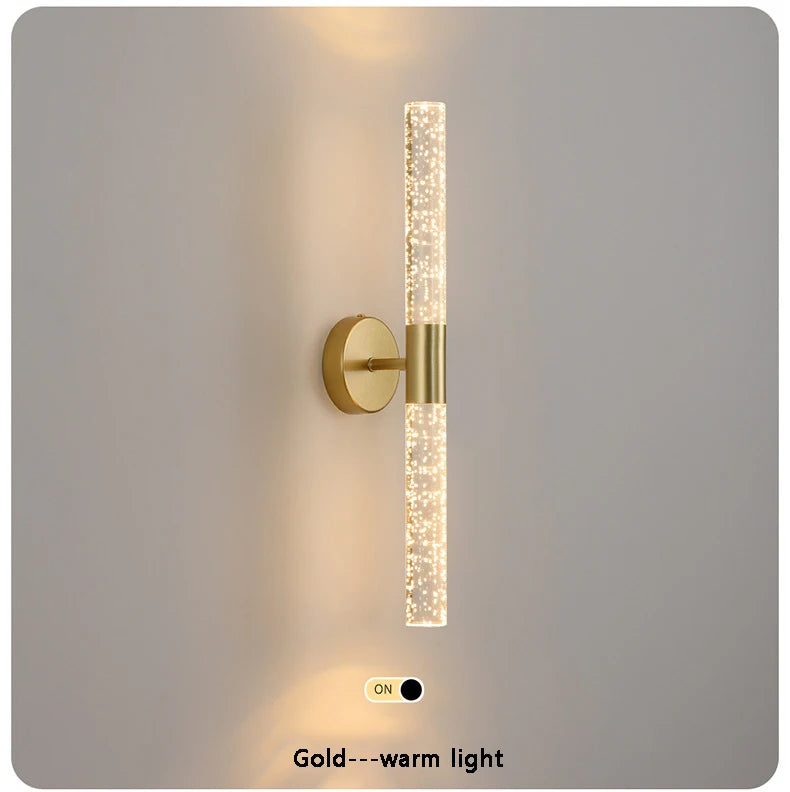 Crystal LED Wall Lamp - Modern Design