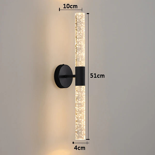 Crystal LED Wall Lamp - Modern Design