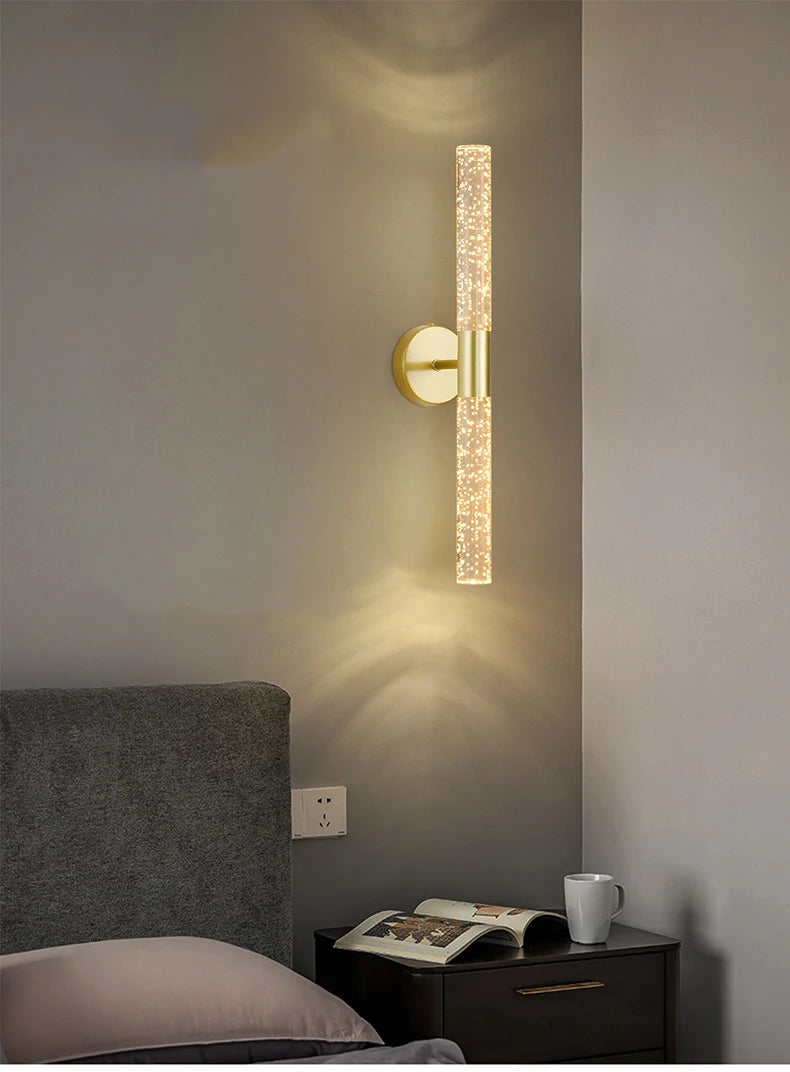 Crystal LED Wall Lamp - Modern Design