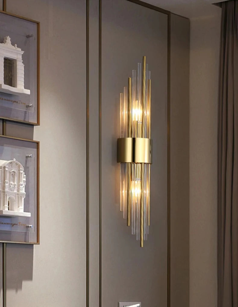 Crystal LED Wall Lamp - Modern Sconce