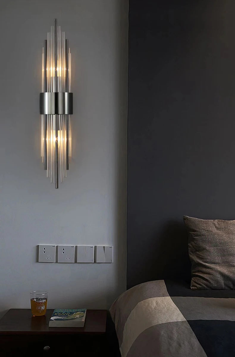 Crystal LED Wall Lamp - Modern Sconce