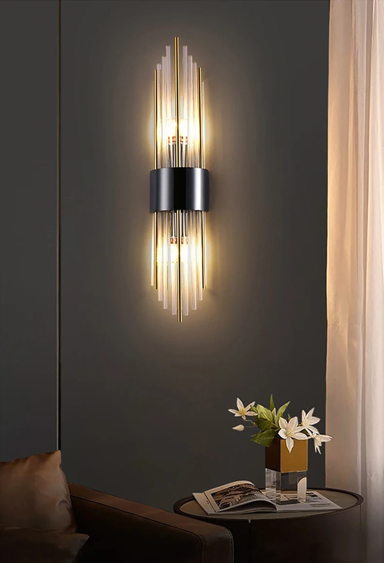 Crystal LED Wall Lamp - Modern Sconce