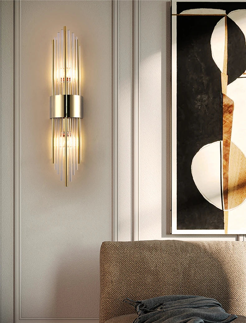 Crystal LED Wall Lamp - Modern Sconce