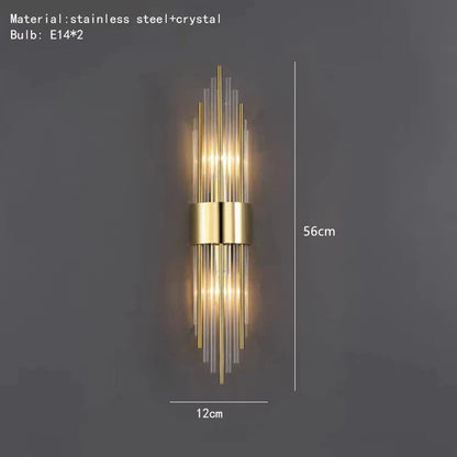 Crystal LED Wall Lamp - Modern Sconce