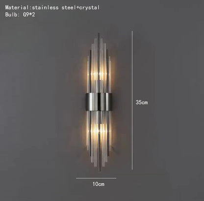 Crystal LED Wall Lamp - Modern Sconce