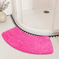 Curved Non-Slip Pebble Bath Mat