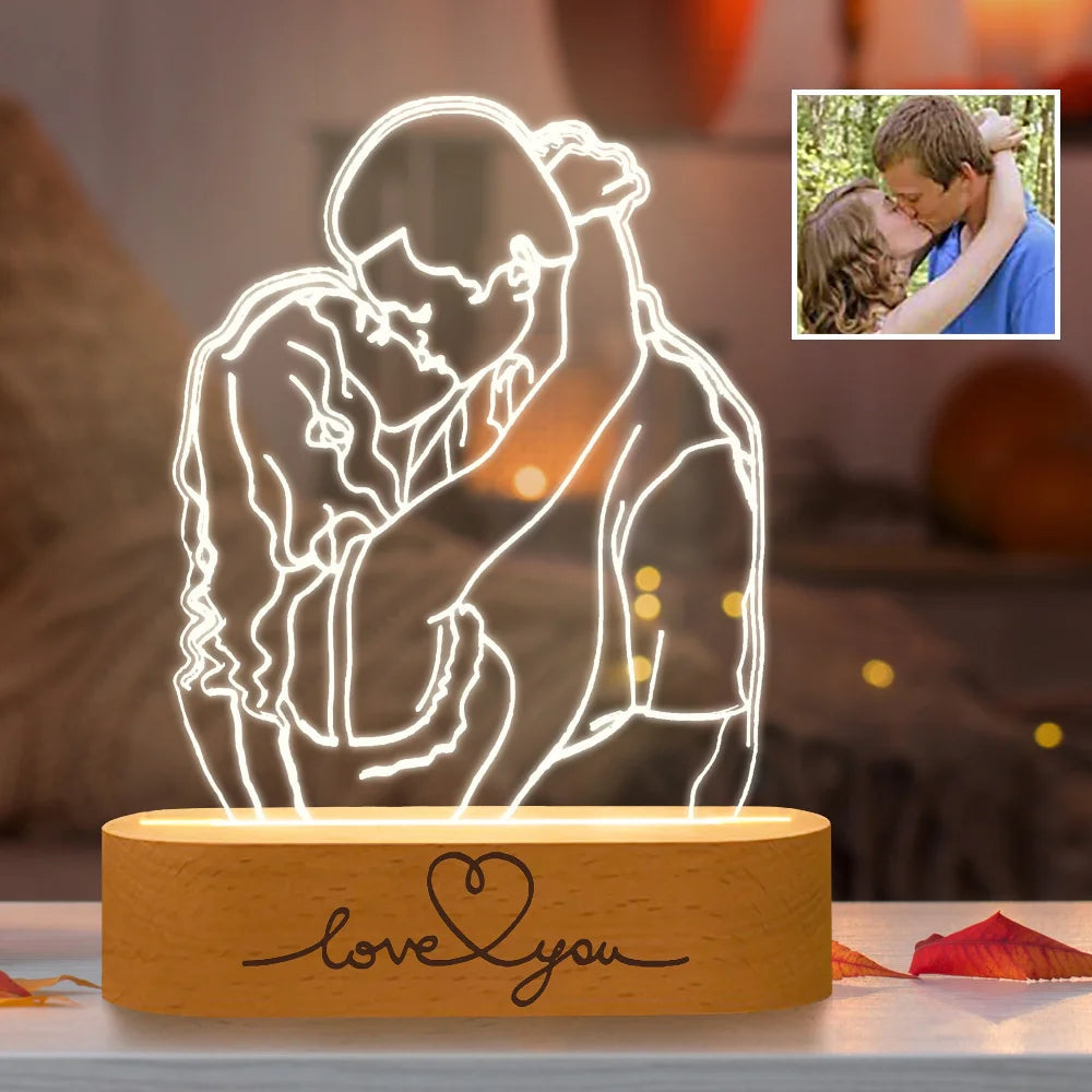 Custom 3D Photo Lamp Night Light