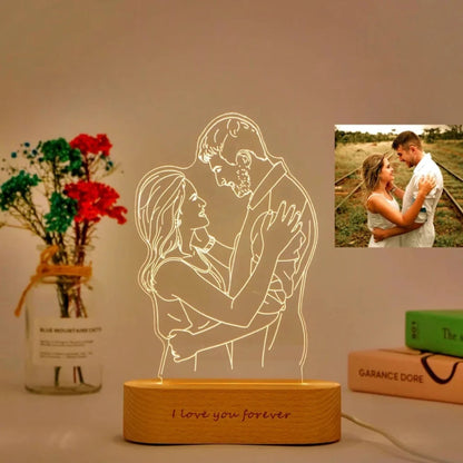 Custom 3D Photo Lamp Night Light