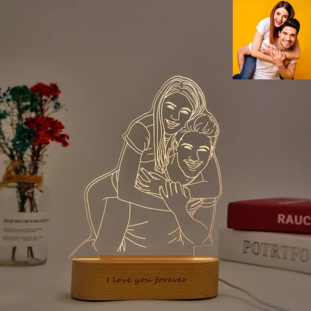 Custom 3D Photo Lamp Night Light