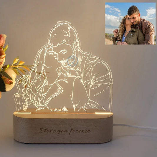 Custom 3D Photo Lamp Night Light