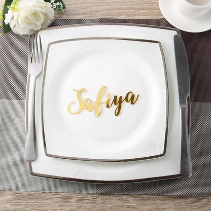 Custom Acrylic Wedding Place Cards