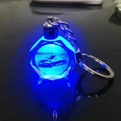 Custom Engraved Crystal Key Chain