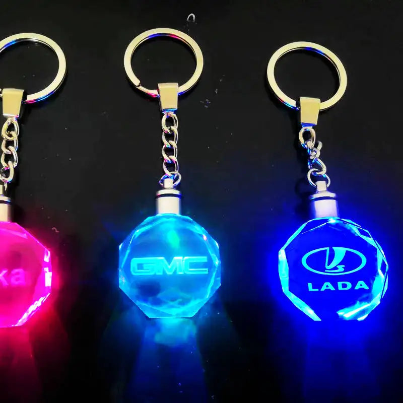 Custom Engraved Crystal Key Chain