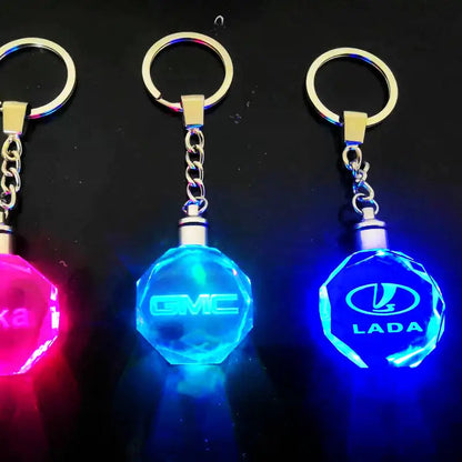 Custom Engraved Crystal Key Chain