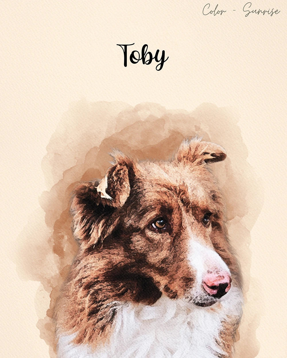 Custom Pet Portrait Canvas Art