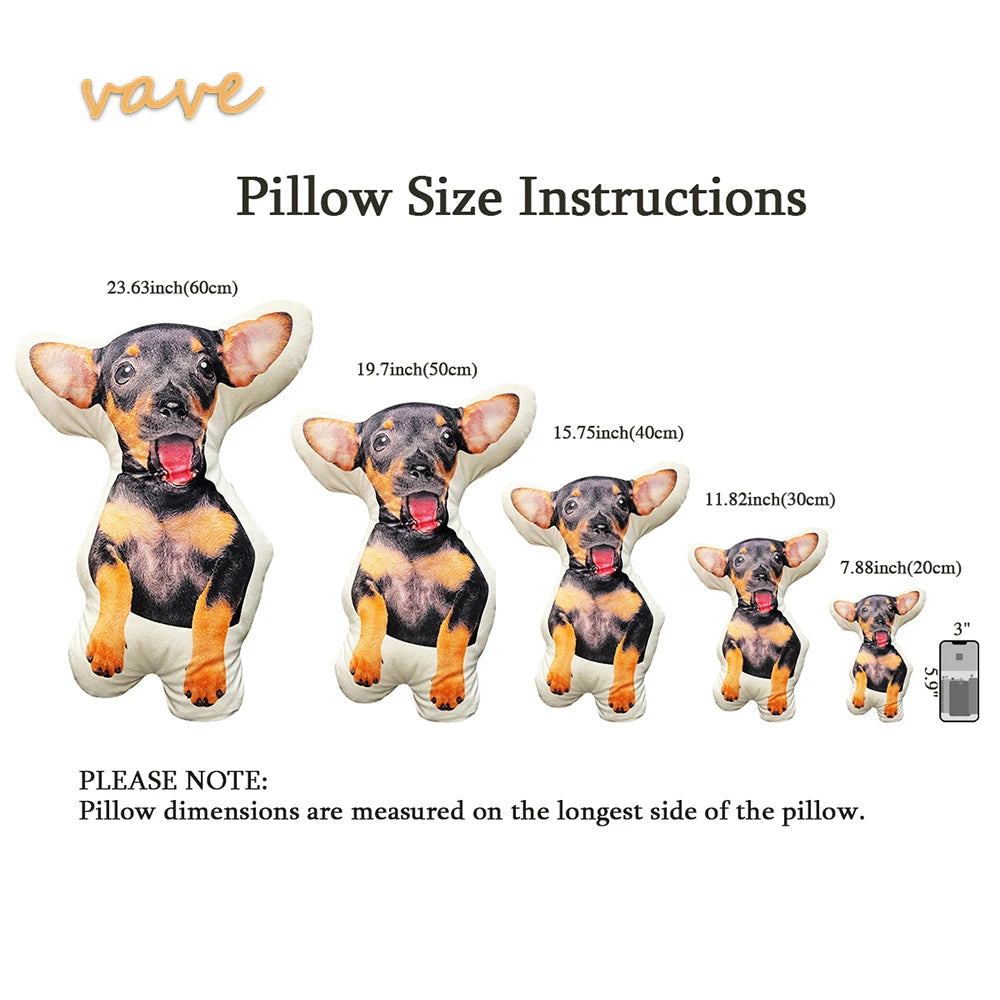 Custom Pet Shape Cushion Pillow