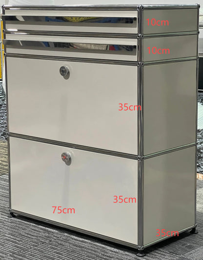 Custom Stainless Steel Nightstand Cabinet