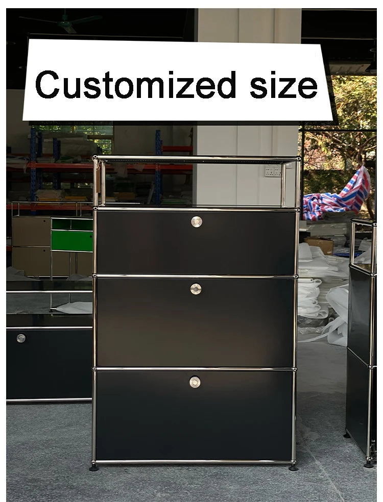 Custom Stainless Steel Nightstand Cabinet