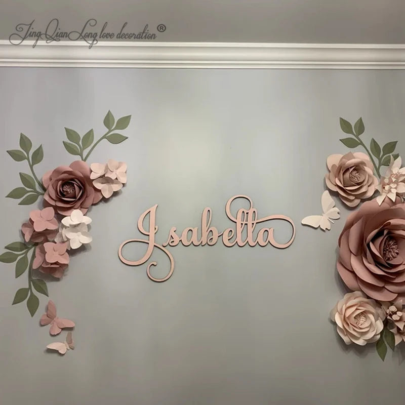 Custom Wooden Name Sign for Nursery