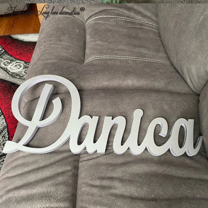 Custom Wooden Name Signs for Kids