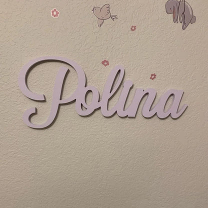 Custom Wooden Name Signs for Kids