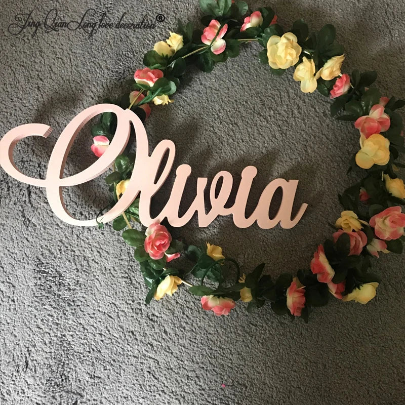 Custom Wooden Name Signs for Kids