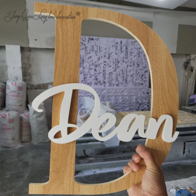 Custom Wooden Nursery Name Letters