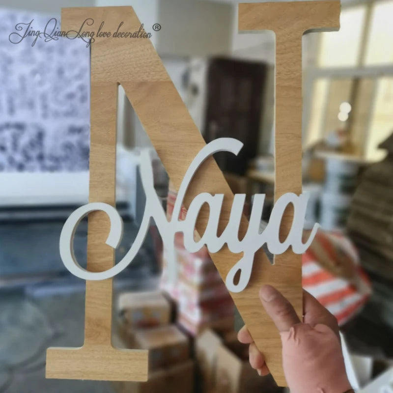 Custom Wooden Nursery Name Letters