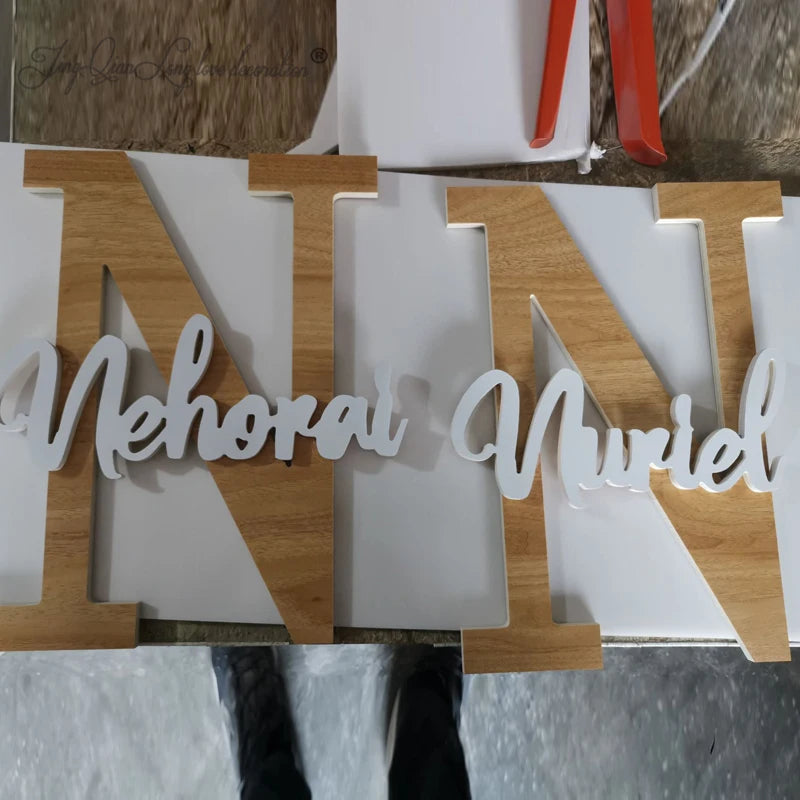 Custom Wooden Nursery Name Letters