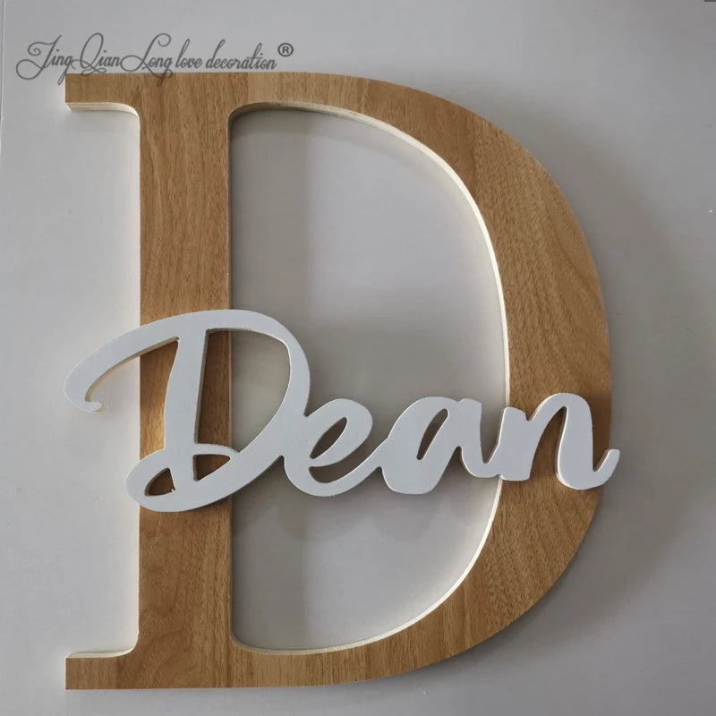 Custom Wooden Nursery Name Letters