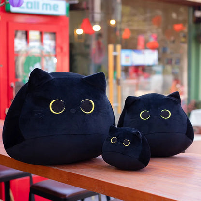 Cute 8cm Black Cat Plush Pillow