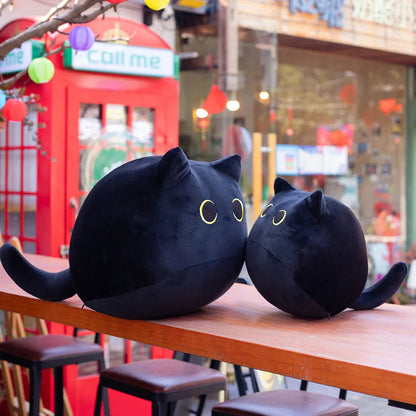 Cute 8cm Black Cat Plush Pillow