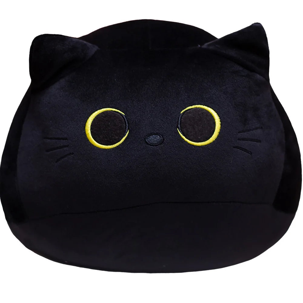 Cute 8cm Black Cat Plush Pillow