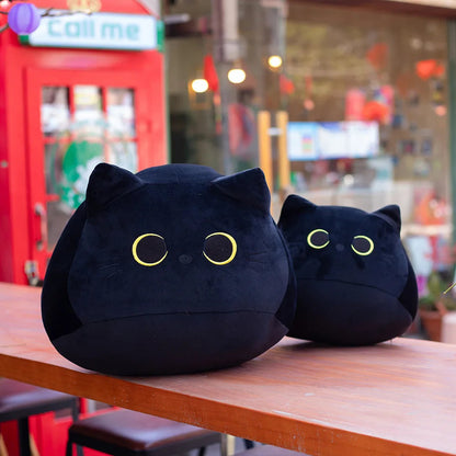 Cute 8cm Black Cat Plush Pillow