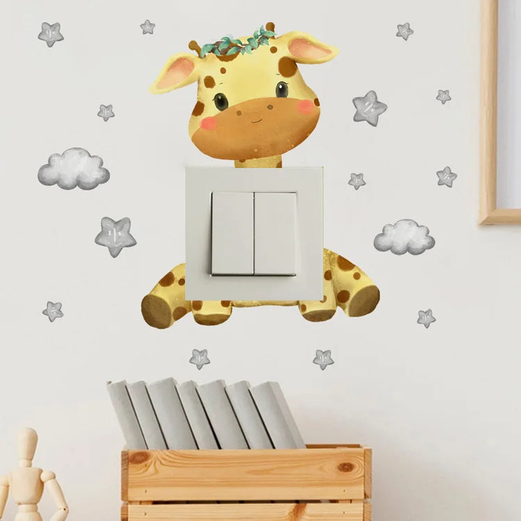 Cute Animal Wall Decal Sticker