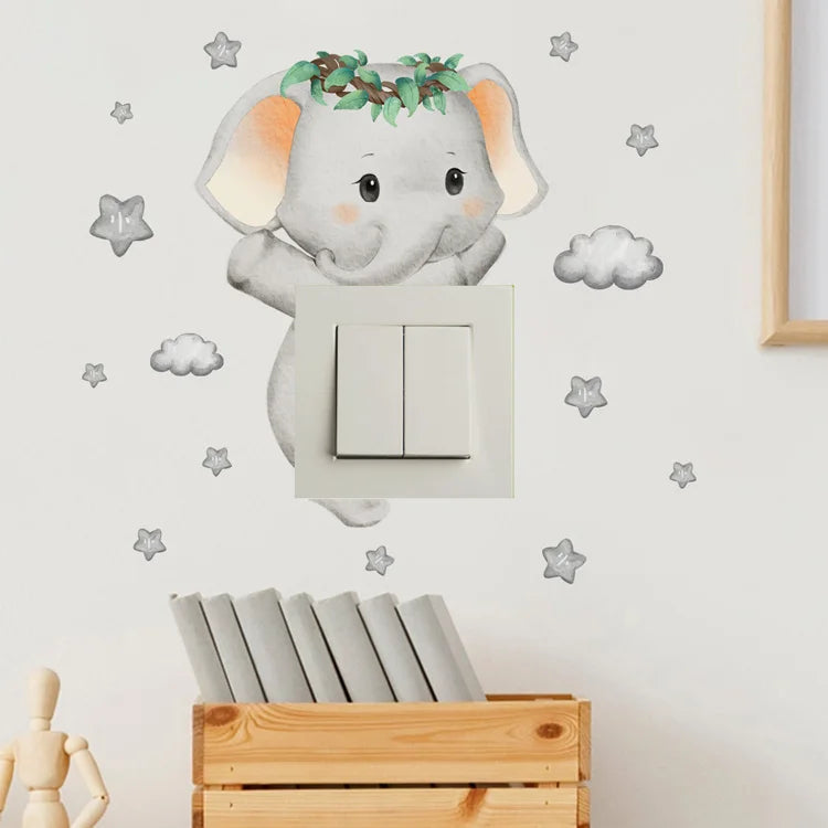 Cute Animal Wall Decal Sticker