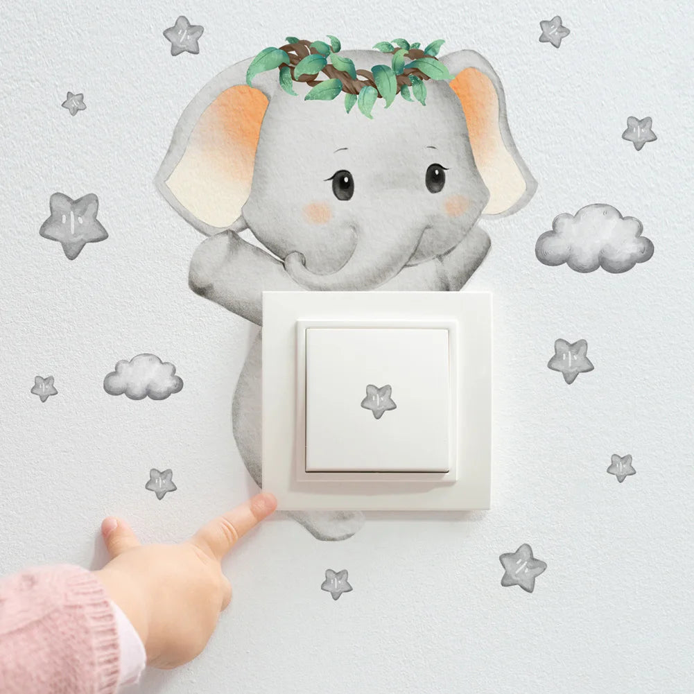 Cute Animal Wall Decal Sticker