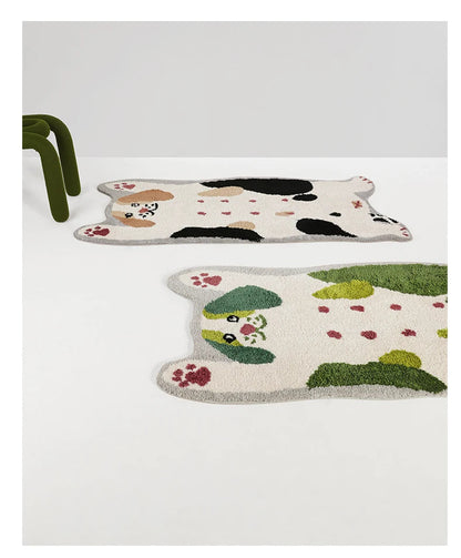 Cute Cartoon Animal Area Rug