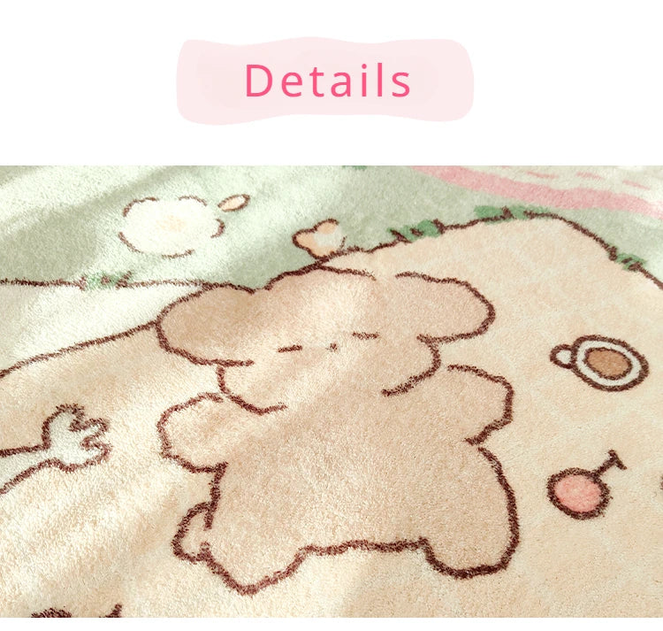 Cute Cartoon Area Rug for Bedrooms