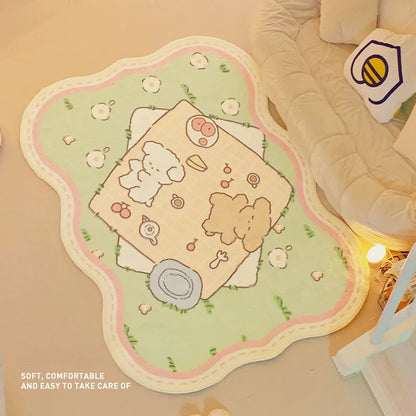 Cute Cartoon Area Rug for Bedrooms