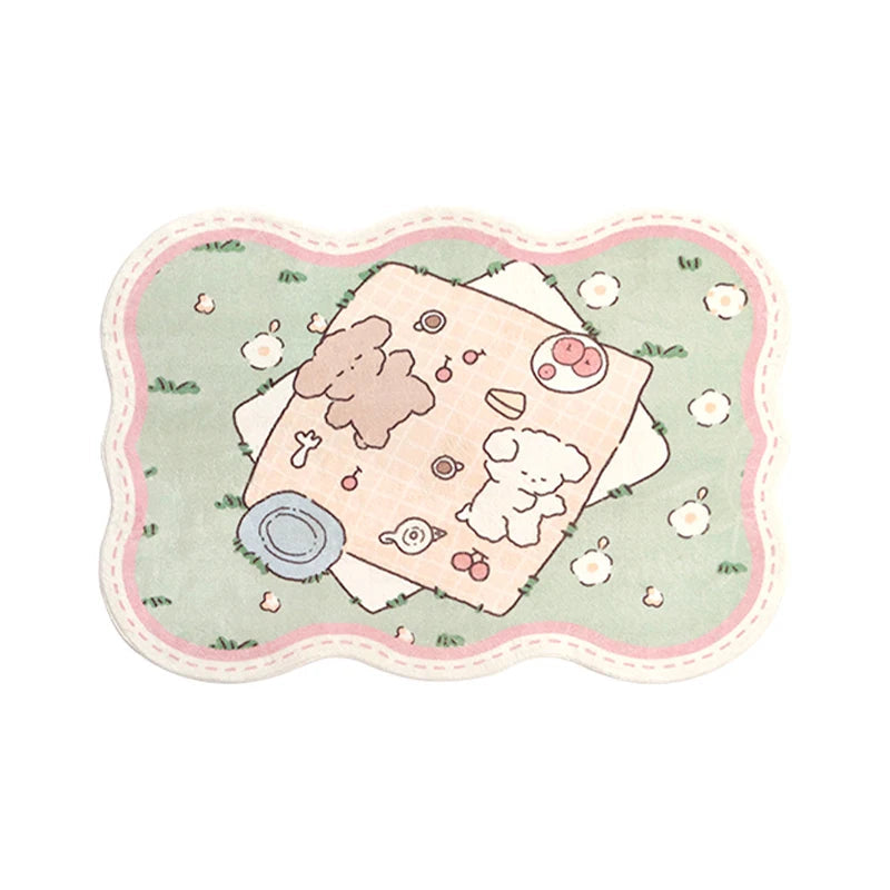 Cute Cartoon Area Rug for Bedrooms