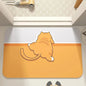 Cute Cartoon Dog Absorbent Mat