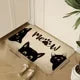 Cute Cat Velvet Non-Slip Carpet